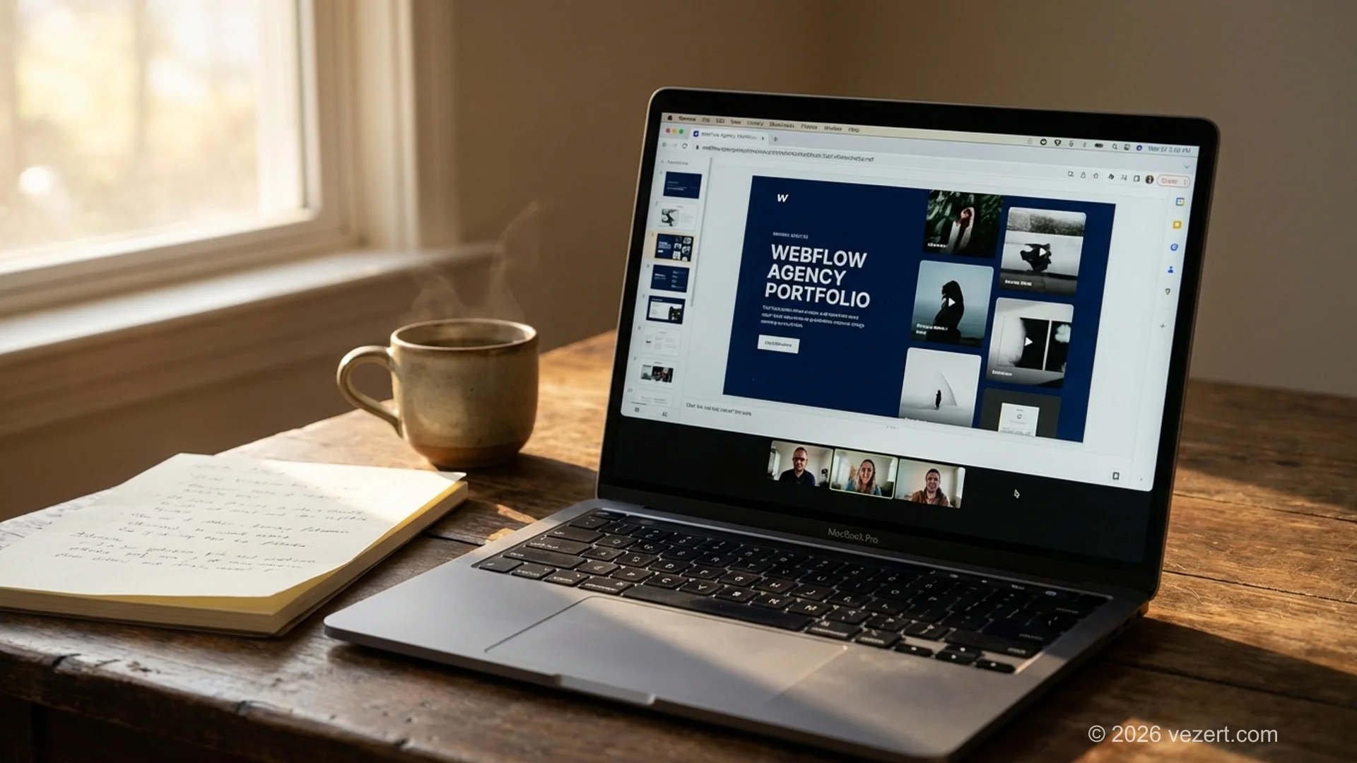 Smartphone and tablet showing responsive agency website design side by side