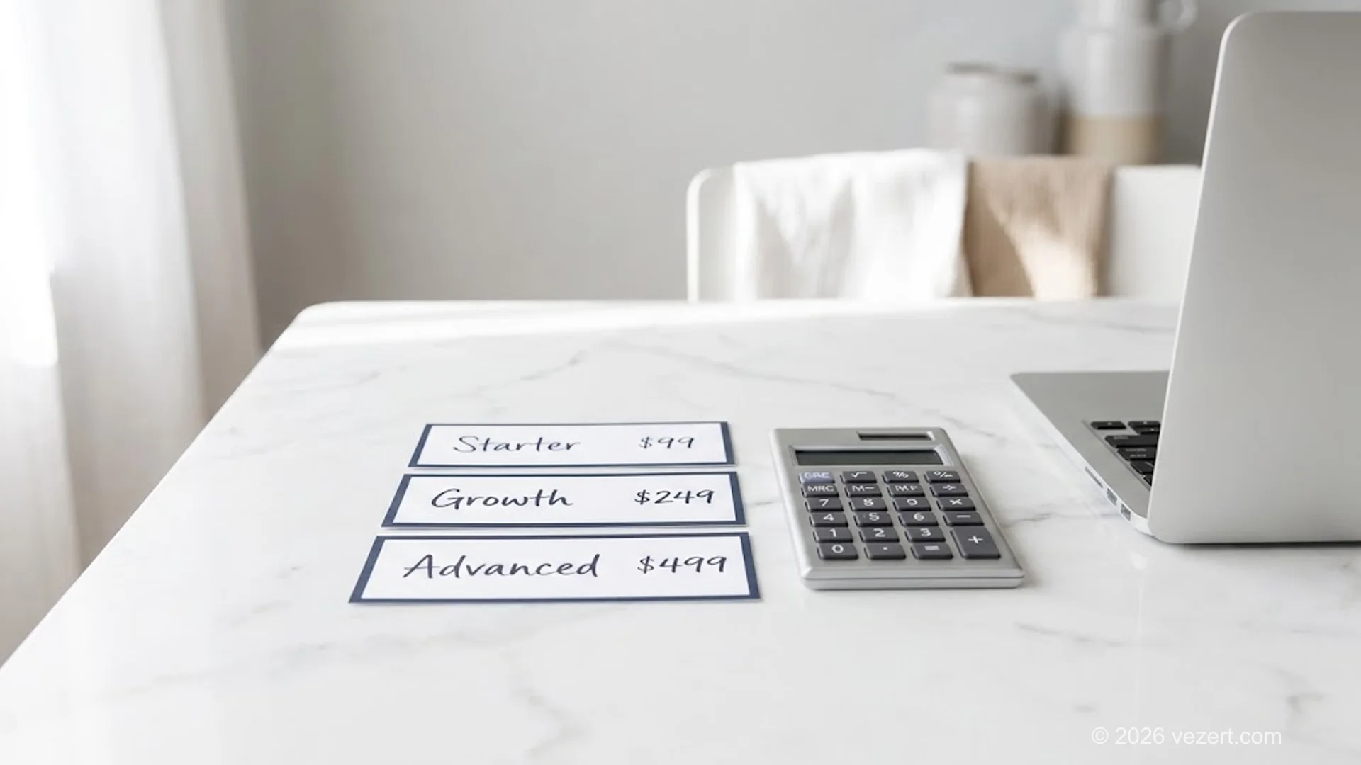 Trois cartes de niveau tarifaire pour le développement d'agents IA montrant les fourchettes de coût Starter, Growth et Advanced