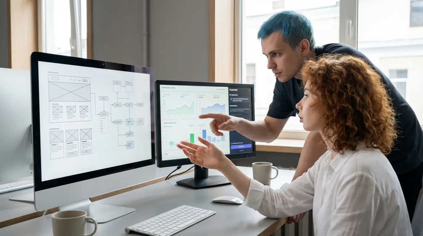 AI-first web development process for modern website optimization