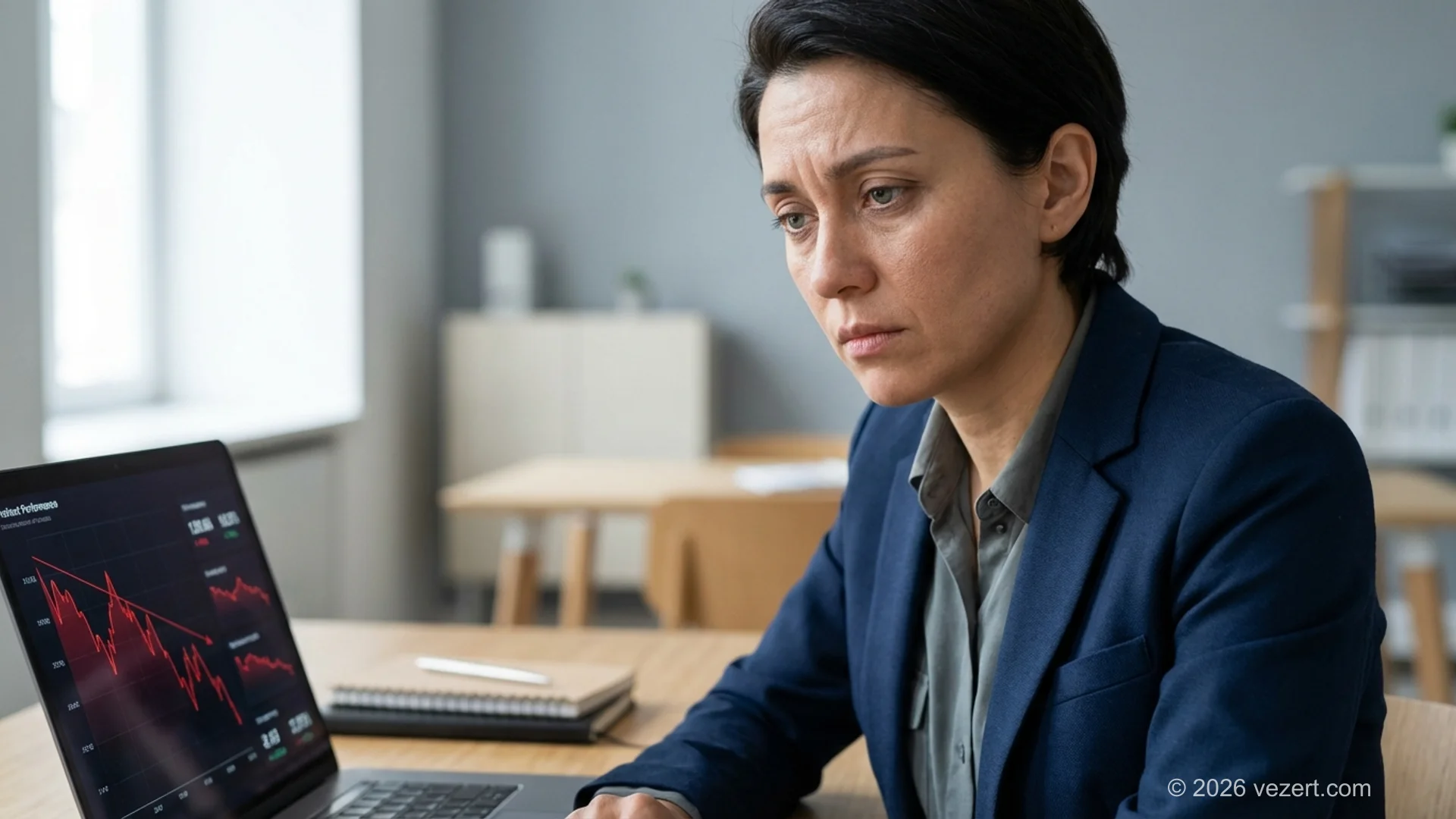 Dashboard che mostra metriche di conversione in calo causate da una scarsa esperienza utente