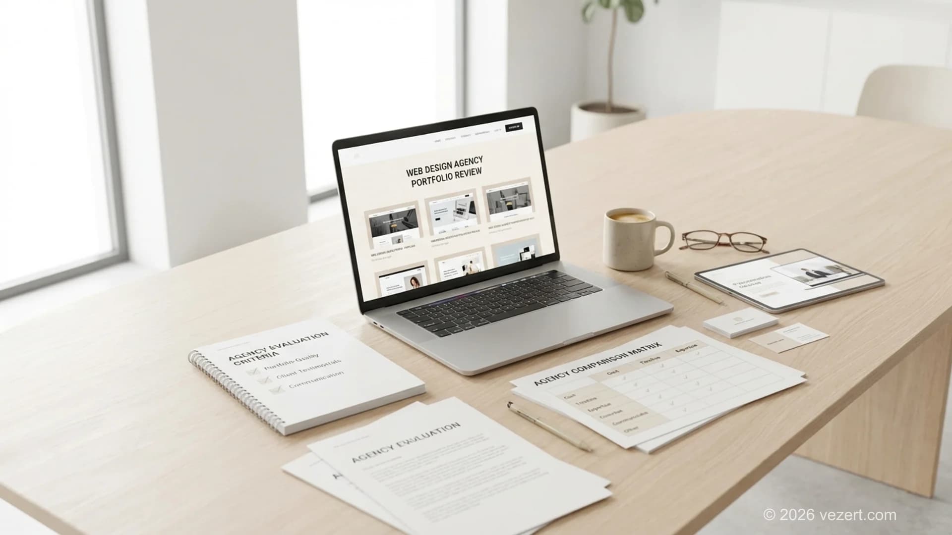 How to choose a web design agency — structured decision framework with evaluation criteria and selection checklist