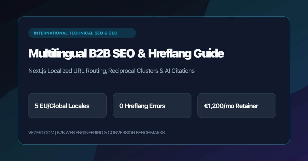 Meertalige B2B-SEO en Next.js Hreflang-architectuur gids 2026