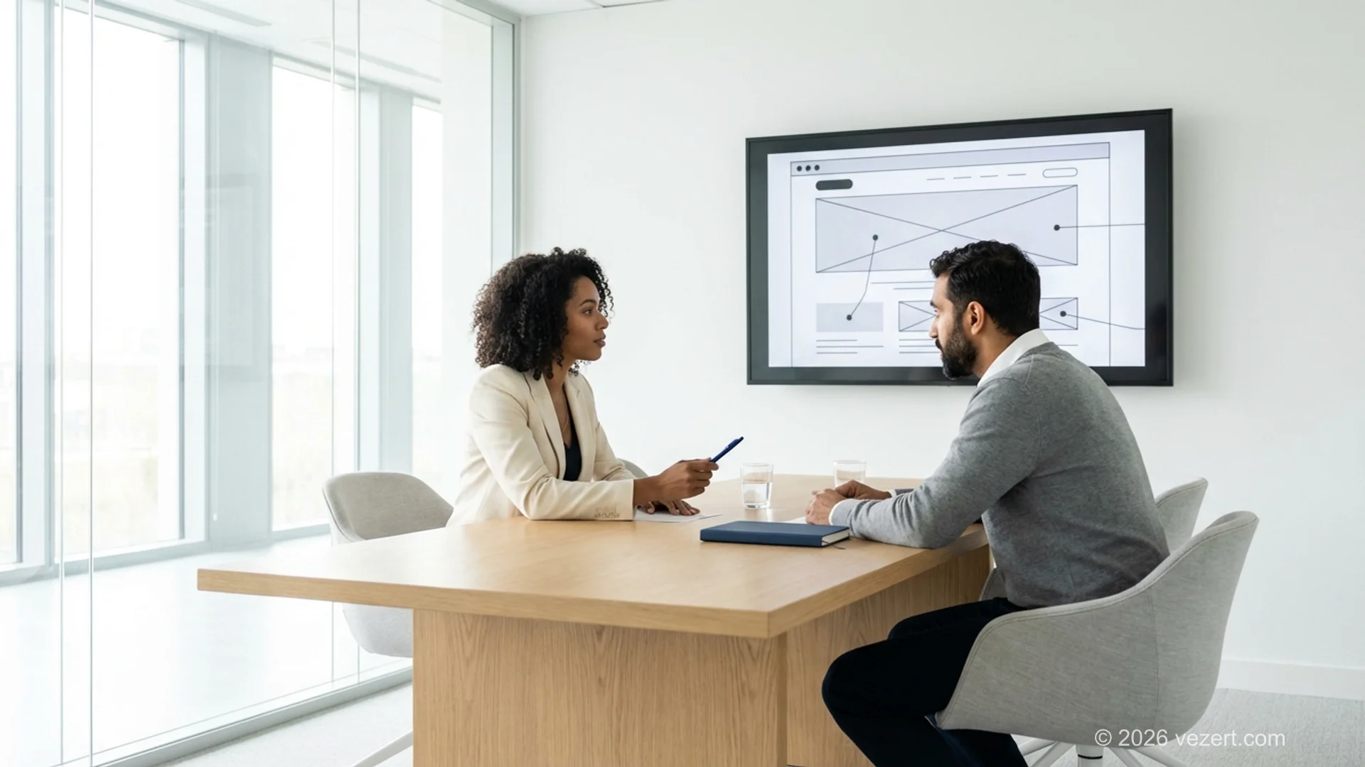 Website structure and SEO architecture planning showing logical page hierarchy and internal linking for search visibility