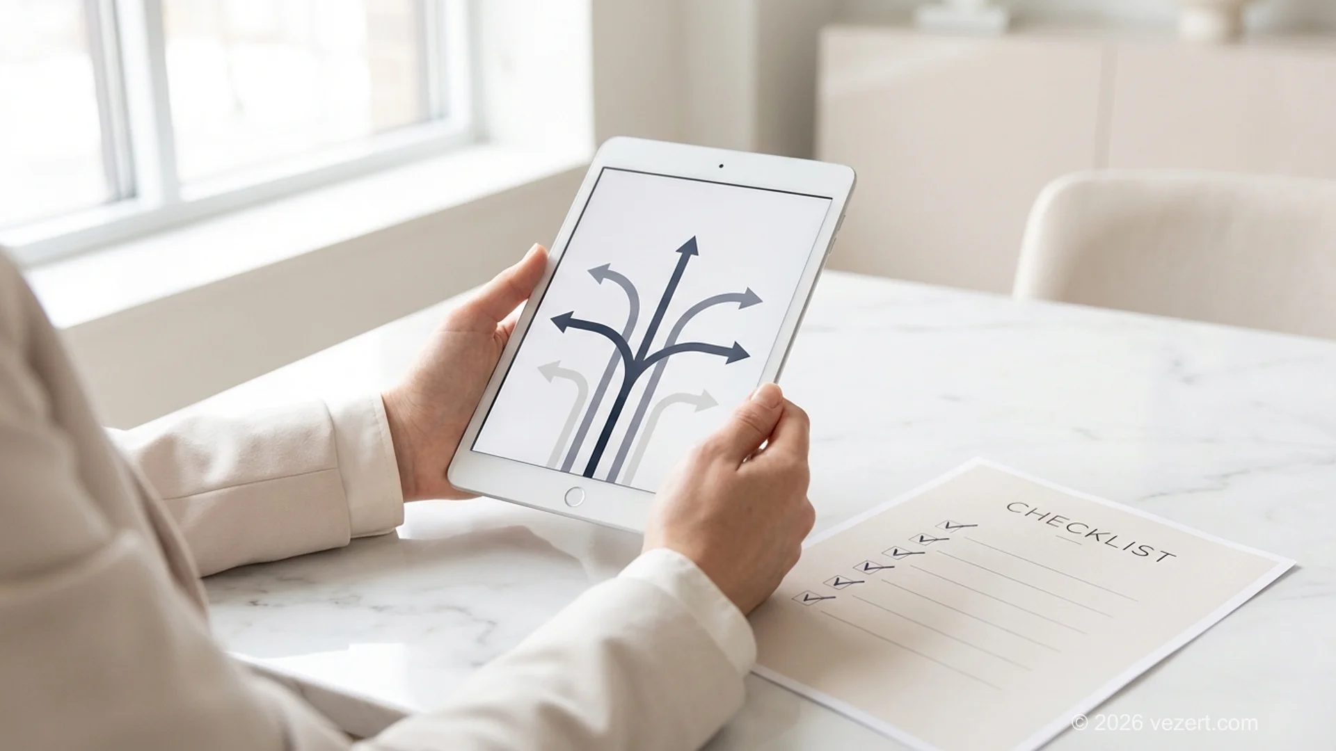 Web design trends 2026 conversion funnel showing clear user flow with performance metrics and optimization checklist