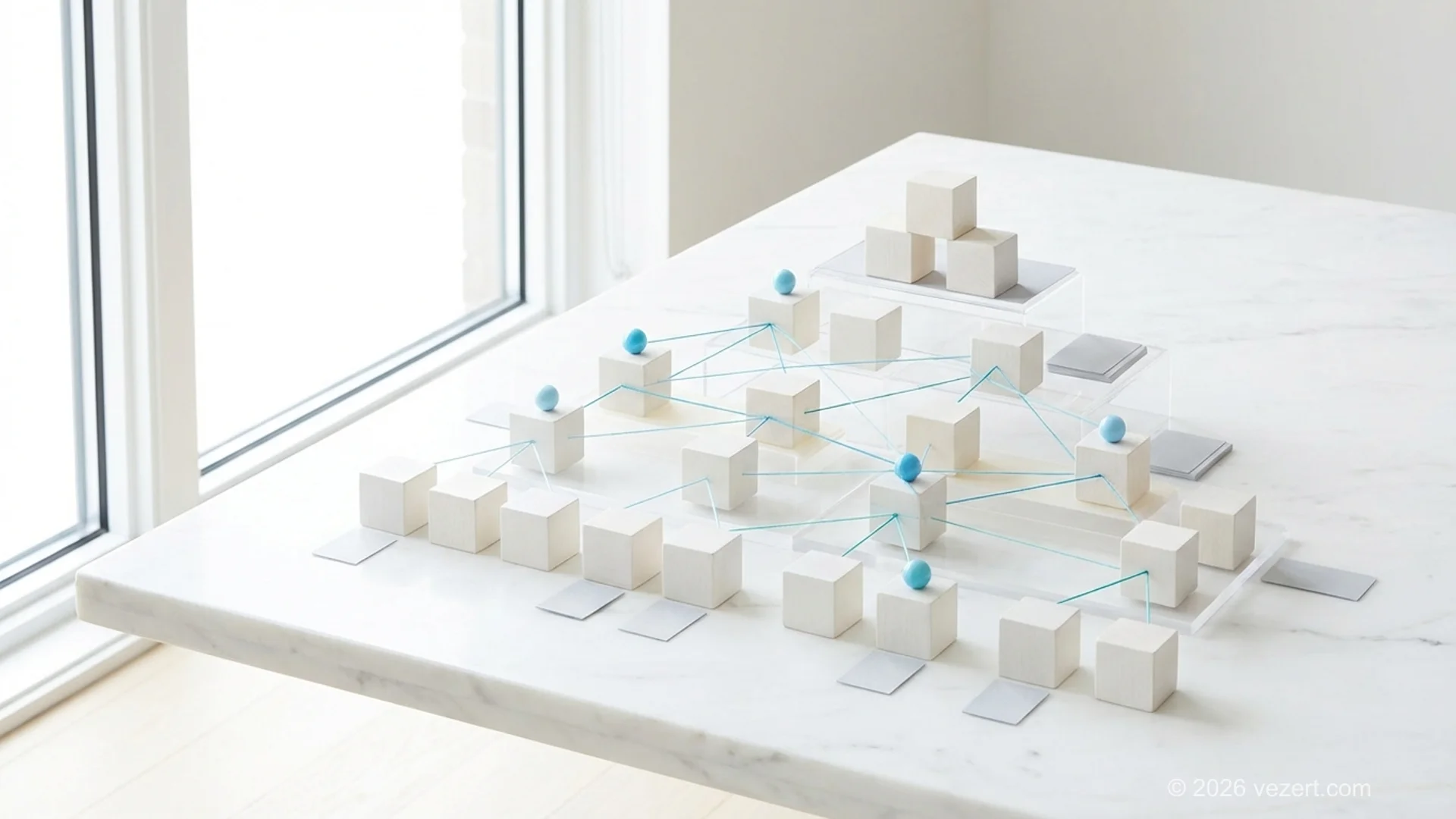 Website architecture SEO showing page hierarchy, internal linking structure, and search engine crawling paths