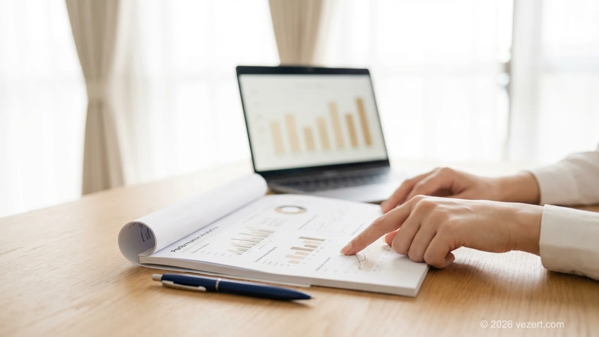 Professional reviewing website performance analytics report for scalability assessment