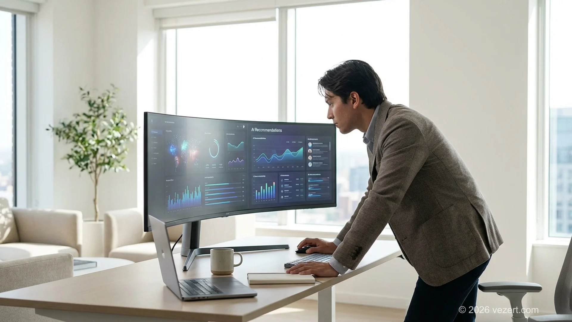 AI-powered conversion optimization showing automated testing and personalization