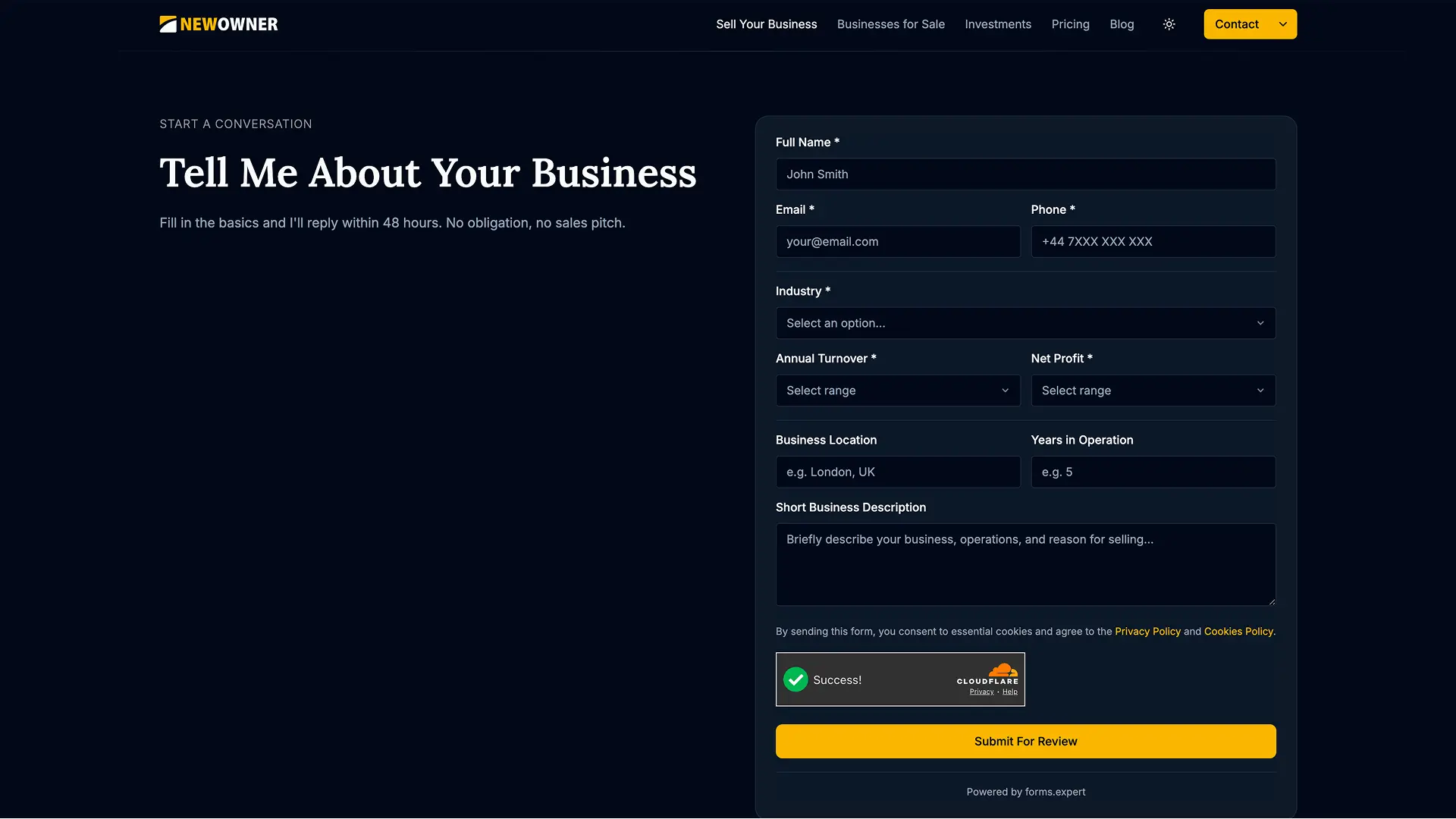 NewOwner investment opportunities section with curated property listings