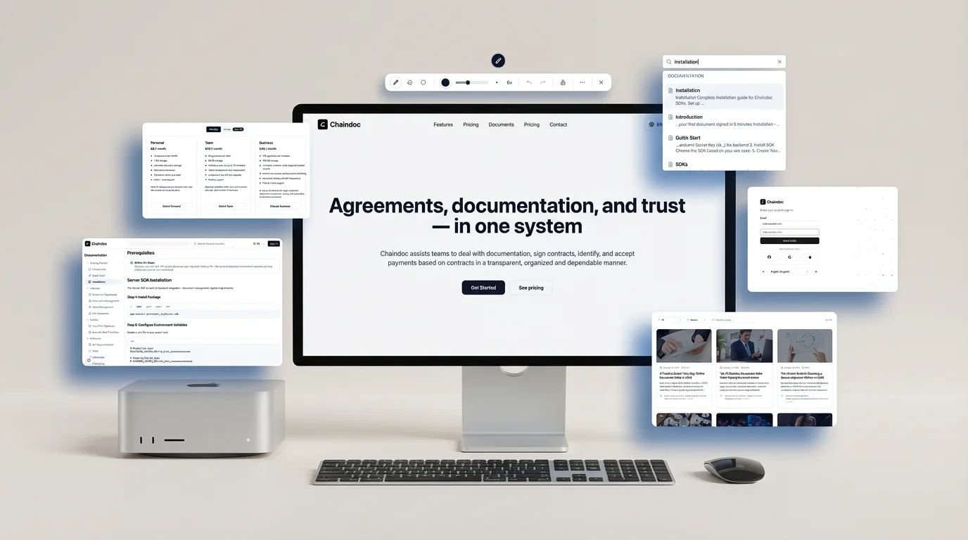 Document Signature and Payment Platform