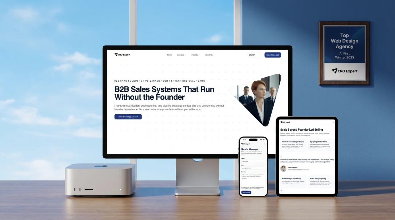 B2B Sales Consulting Website