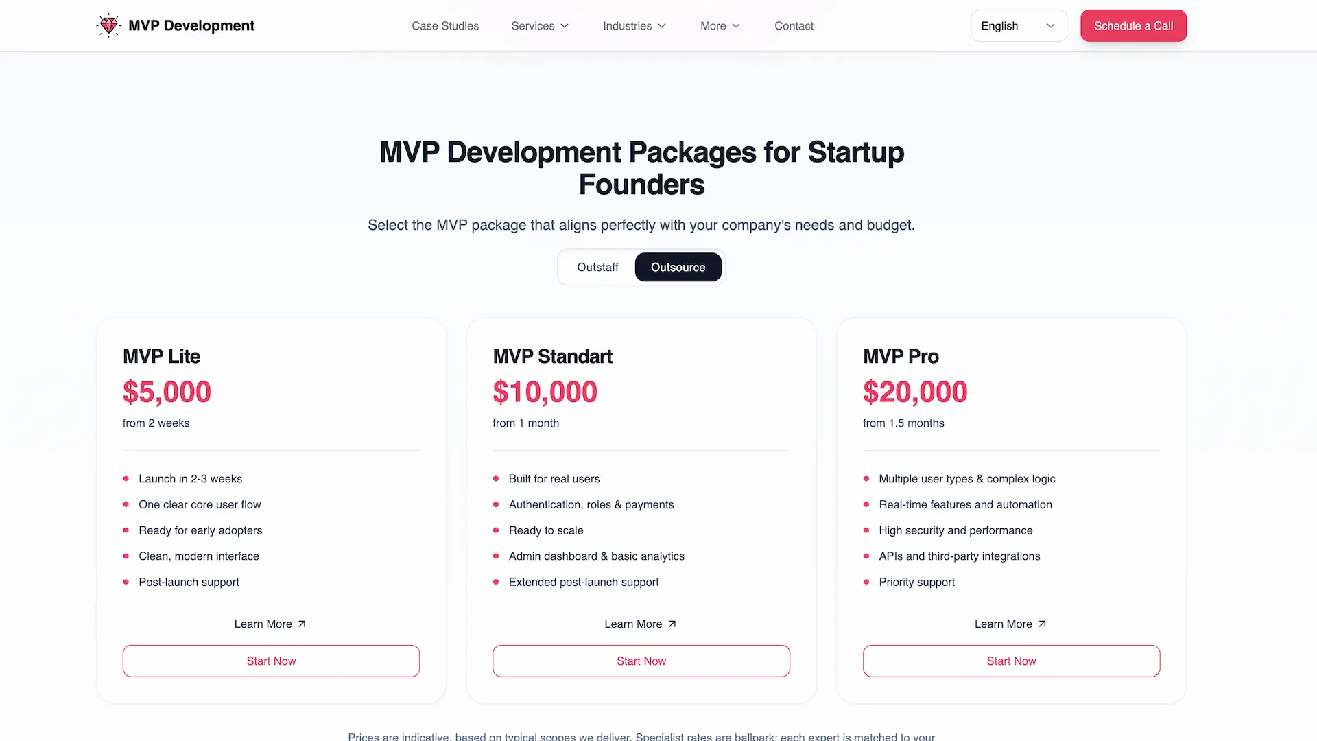 MVP Development service overview