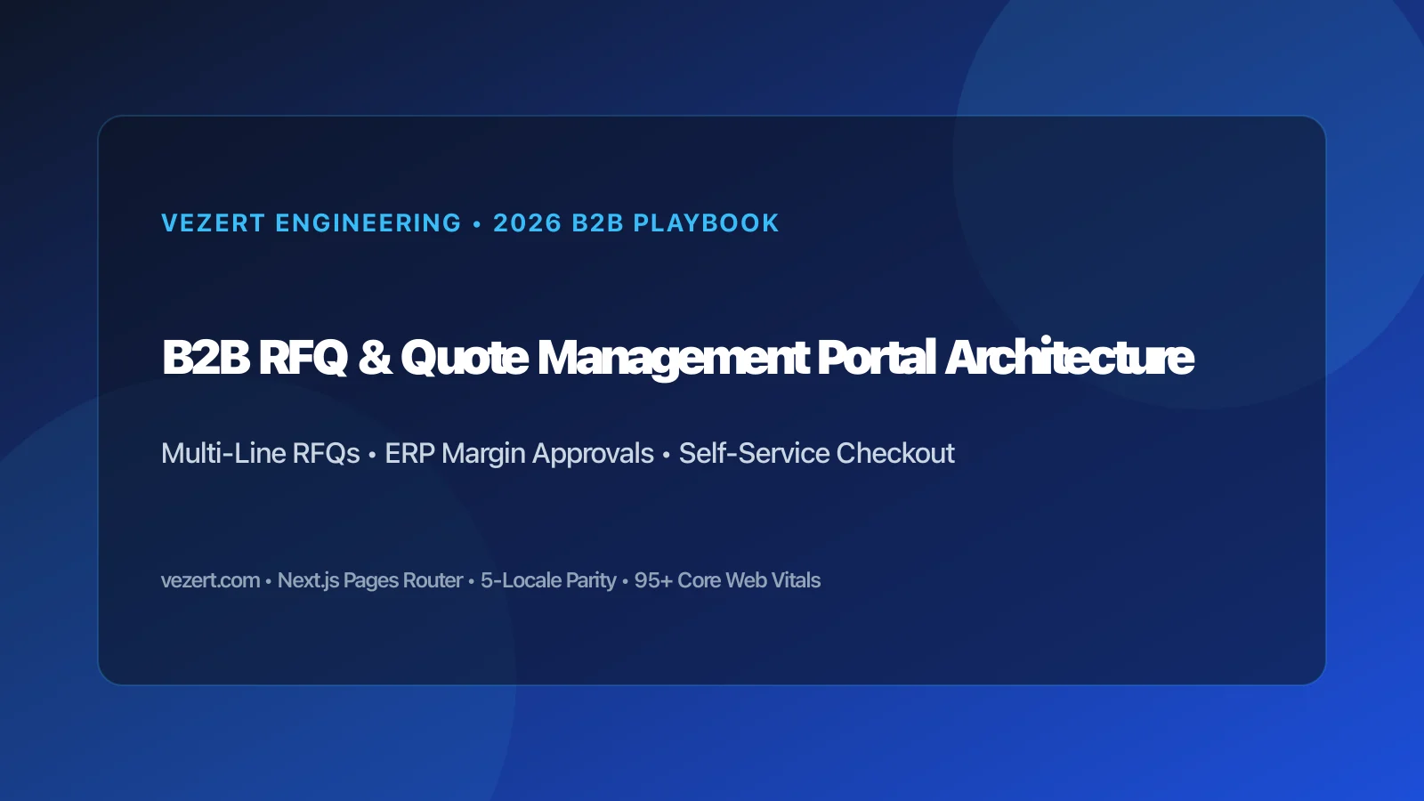 B2B RFQ en offertemanagement-portaalgids 2026