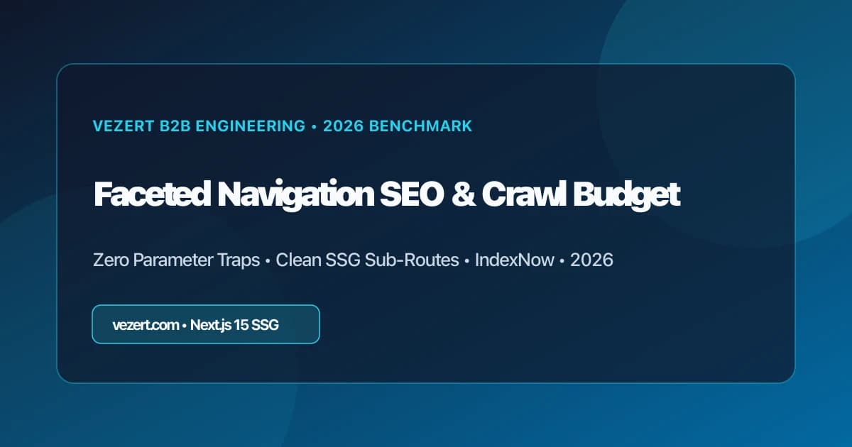 Faceted Navigation SEO en crawlbudget voor B2B-catalogi 2026