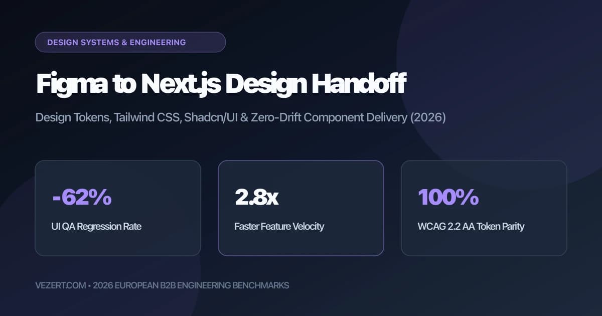 Figma to Next.js Design System Handoff Workflow & Token Architecture 2026